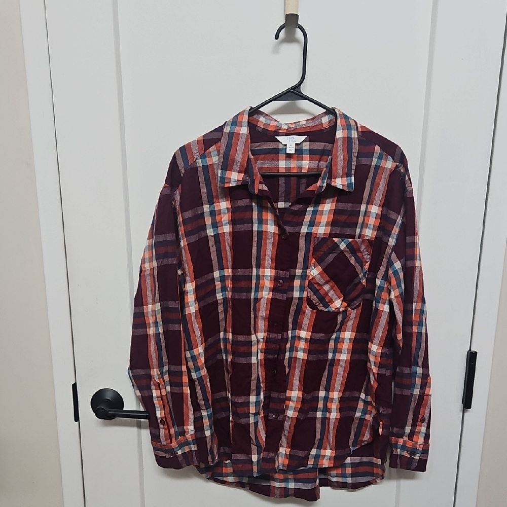 Women's Multicolor Plaid Shirt